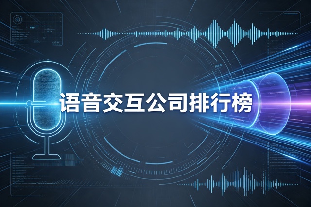 语音交互公司排行榜