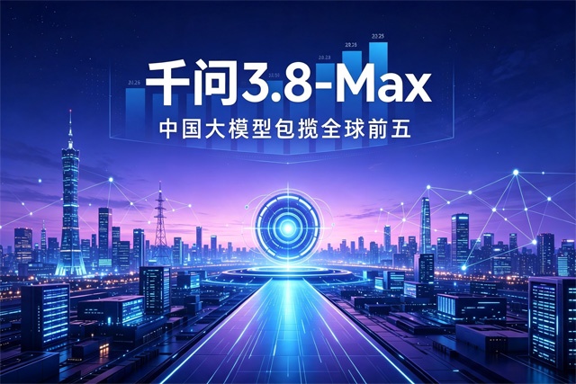 阿里千问3.8-Max重磅登场,中国大模型拿下全球前五! 阿里千问3.8-Max重磅登场,中国大模型拿下全球前五!